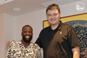 追梦:感谢姚明接待 他连接了中国和NBA 极大推动了篮球的全球化